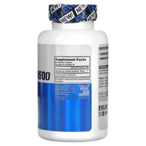 Thực phẩm bổ sung EVLution Nutrition Quercetin 500 500 mg 30 Veggie Capsules 818901027077