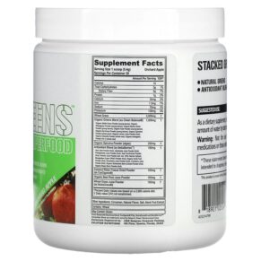 Thực phẩm bổ sung EVLution Nutrition Stacked Greens Raw Superfood Orchard Apple 5.7 oz (162 g) 818901025240