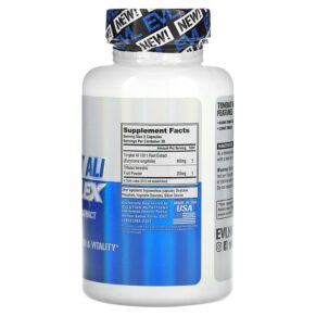 Thực phẩm bổ sung EVLution Nutrition Tongkat Ali Complex 800 mg 60 Veggie Capsules 818901027602