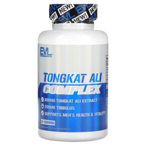 Thực phẩm chức năng EVLution Nutrition Tongkat Ali Complex 800 mg 60 Veggie Capsules 818901027602