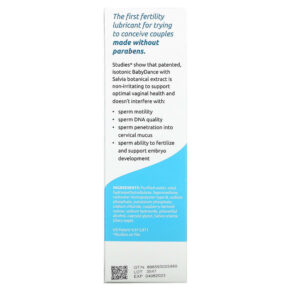 Fairhaven Health Baby Dance Fertility Lubricant 1 Multi-Use Tube 1.4 oz (40 g) 3 Thực phẩm bổ sung Fairhaven Health Baby Dance Fertility Lubricant 1 Multi-Use Tube 1.4 oz (40 g) 896593002480