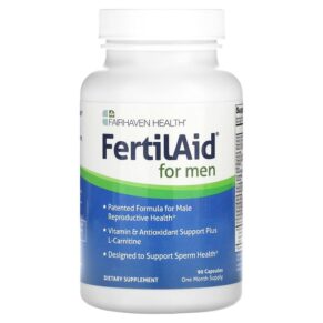 Thực phẩm chức năng Fairhaven Health FertilAid for Men 90 Capsules 895749000059