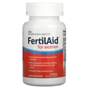 Thực phẩm chức năng Fairhaven Health FertilAid for Women 90 Capsules 895749000042