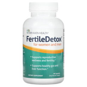 Thực phẩm chức năng Fairhaven Health FertileDetox for Women & Men 90 Capsules 895749000813