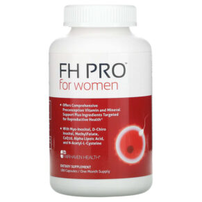 Thực phẩm chức năng Fairhaven Health FH Pro for Women Clinical-Grade Fertility Supplement 180 Capsules 896593002176