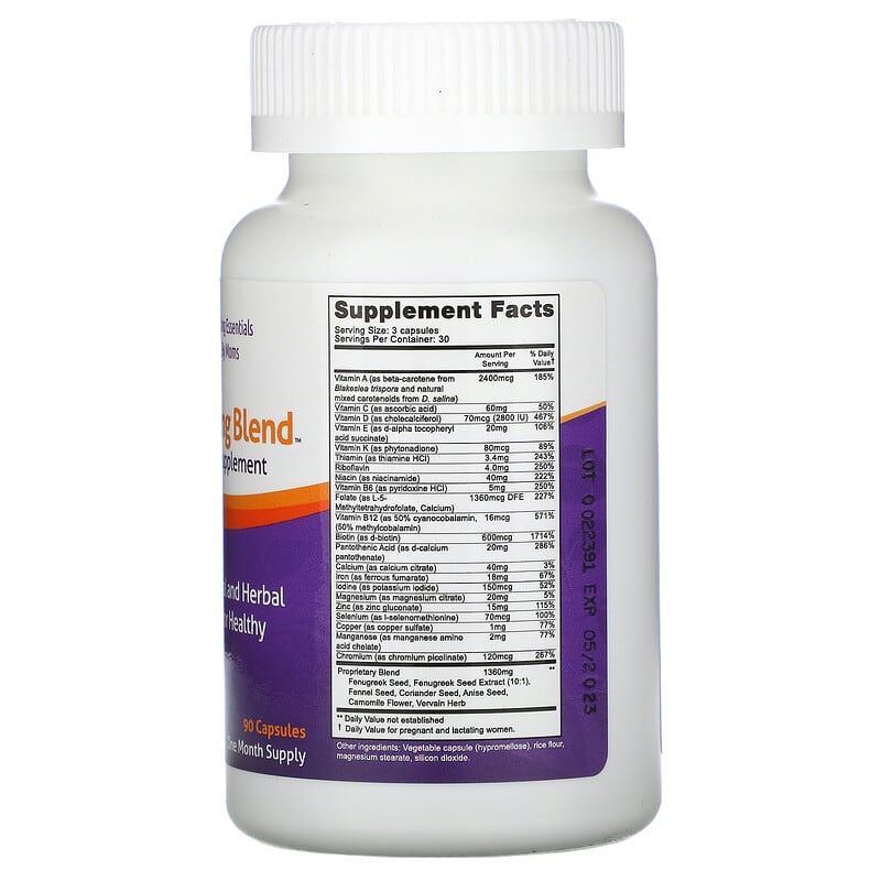 Fairhaven Health Milkies Nursing Blend 90 Capsules 2 Thực phẩm bổ sung Fairhaven Health Milkies Nursing Blend 90 Capsules 895749000165
