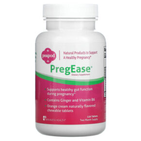 Thực phẩm chức năng Fairhaven Health PregEase Orange Cream 120 Tablets 895749000868