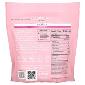 Thực phẩm bổ sung Flat Tummy Fitness Protein Drink Mix Superfruits Natural Chocolate 18.27 oz (518 g) 811909033002