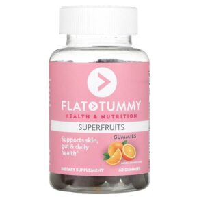 Thực phẩm chức năng Flat Tummy Superfruits Natural Orange 60 Gummies 811909033200
