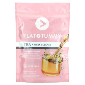 Thực phẩm chức năng Flat Tummy Tea 4 Week Cleanse Original 2.01 oz (57 g) 855119006173