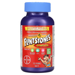 Thực phẩm chức năng Flintstones Complete Children's Multivitamin Supplement 150 Chewable Tablets 016500097136