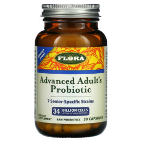 Thực phẩm chức năng Flora Advanced Adult's Probiotic 34 Billion Cells 30 Capsules 061998619681