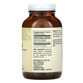 Thực phẩm bổ sung Flora FloraSil 90 Vegetarian Capsules 061998614341