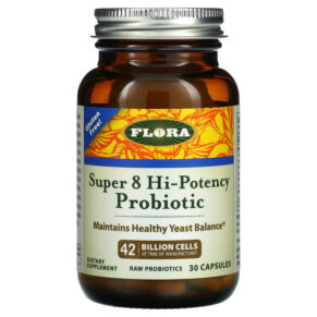 Thực phẩm chức năng Flora Super 8 Hi-Potency Probiotic 42 Billion Cells 30 Capsules 061998619582