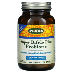 Thực phẩm chức năng Flora Super Bifido Plus Probiotic 102 Billion Cells 30 Capsules 061998619728