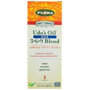 Thực phẩm chức năng Flora Udo's Choice Udo's Oil DHA 3-6-9 Blend 17 fl oz (500 ml) 061998679982