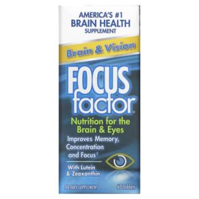 Thực phẩm chức năng Focus Factor Brain & Vision 60 Tablets 855119006081