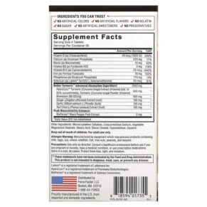 Thực phẩm bổ sung Force Factor Better Turmeric 120 Tablets 818594017355