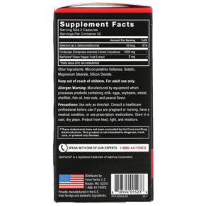 Thực phẩm bổ sung Force Factor Cordyceps 500 mg 60 Capsules 818594015238