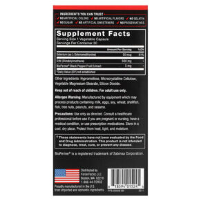 Thực phẩm bổ sung Force Factor Fundamentals DIM Diindolylmethane 30 Vegetable Capsules 818594015245