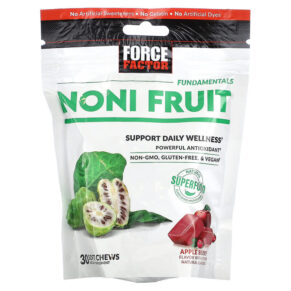 Thực phẩm chức năng Force Factor Fundamentals Noni Fruit Apple Berry 30 Soft Chews 818594019717