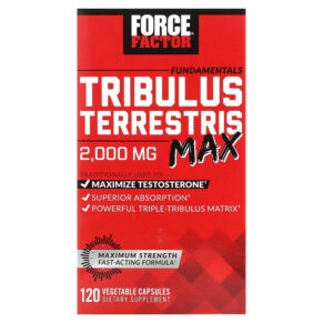 Thực phẩm chức năng Force Factor Fundamentals Tribulus Terrestris Max 500 mg 120 Vegetable Capsules 818594018468