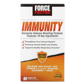Thực phẩm chức năng Force Factor Immunity 1.000 mg 90 Tablets 818594015160