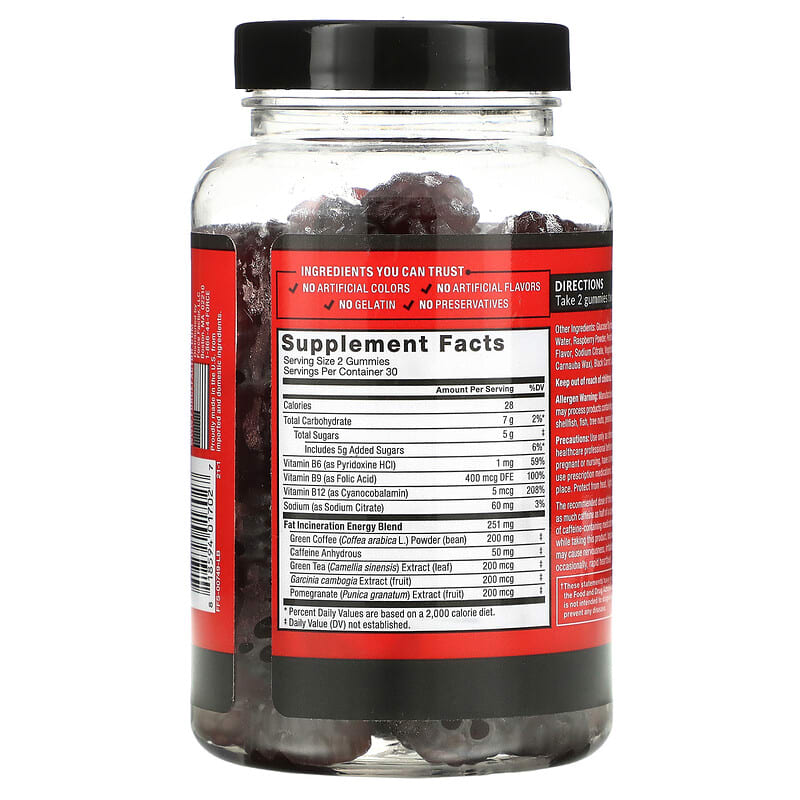 Force Factor Leanfire Thermo Fat Burner Gummies Berry Blast 60 Gummies 2 Thực phẩm bổ sung Force Factor Leanfire Thermo Fat Burner Gummies Berry Blast 60 Gummies 818594017027