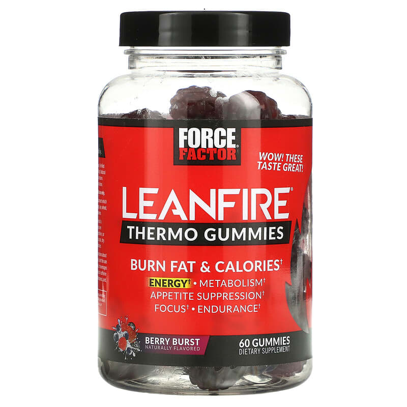 Force Factor Leanfire Thermo Fat Burner Gummies Berry Blast 60 Gummies 8 Thực phẩm chức năng Force Factor Leanfire Thermo Fat Burner Gummies Berry Blast 60 Gummies 818594017027