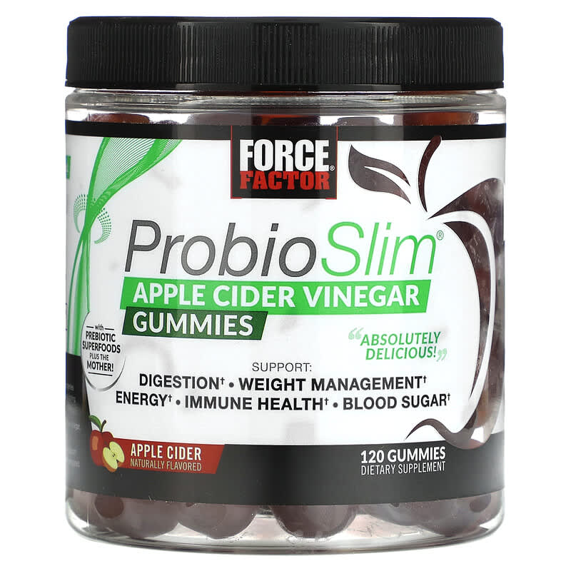 Force Factor ProbioSlim Apple Cider Vinegar Gummies 120 Gummies 8 Thực phẩm chức năng Force Factor ProbioSlim Apple Cider Vinegar Gummies 120 Gummies 818594015443