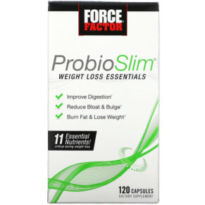 Thực phẩm chức năng Force Factor ProbioSlim Weight Loss Essentials 120 Capsules 818594014781