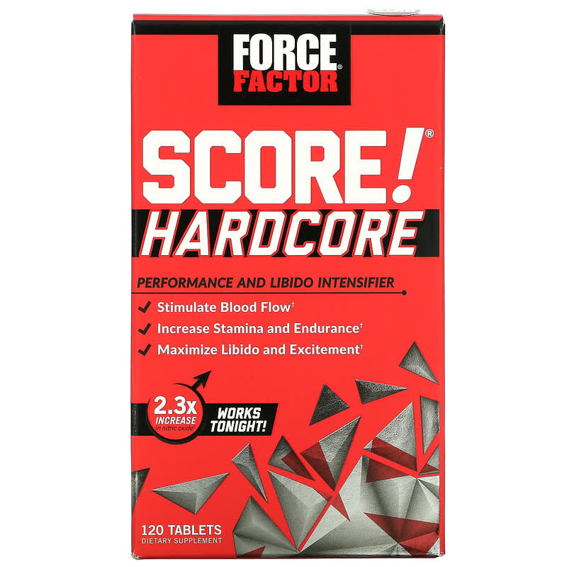 Force Factor SCORE! Hardcore Performance and Libido Intensifier 120 Tablets 8 Thực phẩm chức năng Force Factor SCORE! Hardcore Performance and Libido Intensifier 120 Tablets 818594014798