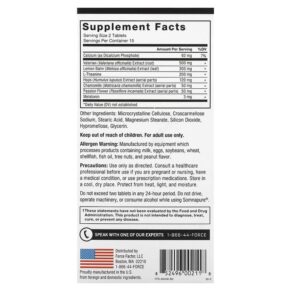 Thực phẩm bổ sung Force Factor Somnapure Melatonin + Natural Botanicals 30 Tablets 852496002118