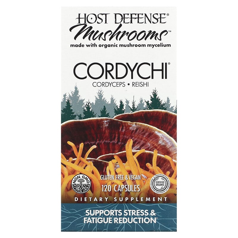 Fungi Perfecti Host Defense Host Defense Mushrooms Cordychi Supports Stress & Fatigue Reduction 120 Vegetarian Capsules 8 Thực phẩm chức năng Fungi Perfecti Host Defense Host Defense Mushrooms Cordychi Supports Stress & Fatigue Reduction 120 Vegetarian Capsules 633422037431