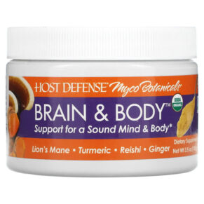 Thực phẩm chức năng Fungi Perfecti Host Defense Myco Botanicals Brain & Body 3.5 oz (100 g) 633422955193