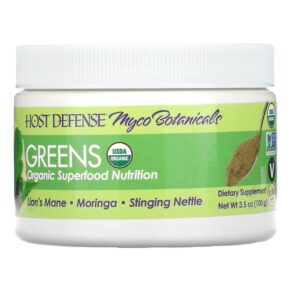 Thực phẩm chức năng Fungi Perfecti Host Defense Myco Botanicals Greens 3.5 oz (100 g) 633422154053