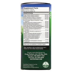 Fungi Perfecti Host Defense MyCommunity A 17 Species Multi Mushroom Complex 60 Vegetarian Capsules 3 Thực phẩm bổ sung Fungi Perfecti Host Defense MyCommunity A 17 Species Multi Mushroom Complex 60 Vegetarian Capsules 633422038124