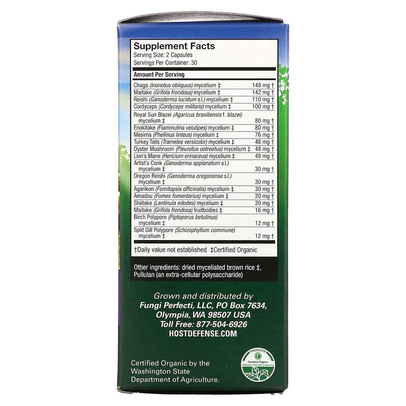 Fungi Perfecti Host Defense MyCommunity A 17 Species Multi Mushroom Complex 60 Vegetarian Capsules 2 Thực phẩm bổ sung Fungi Perfecti Host Defense MyCommunity A 17 Species Multi Mushroom Complex 60 Vegetarian Capsules 633422038124