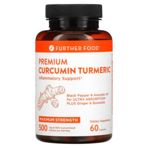 Thực phẩm chức năng Further Food Premium Curcumin Turmeric Maximum Strength 500 mg 60 Capsules 850006249152