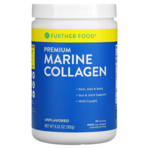 Thực phẩm chức năng Further Food Premium Marine Collagen Peptides Unflavored 6.5 oz (185 g) 860706002629