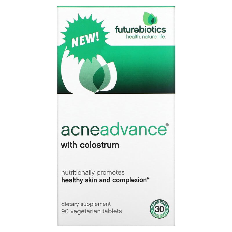 Futurebiotics Acne Advance with Colostrum 90 Vegetarian Tablets 8 Thực phẩm chức năng Futurebiotics Acne Advance with Colostrum 90 Vegetarian Tablets 049479025275
