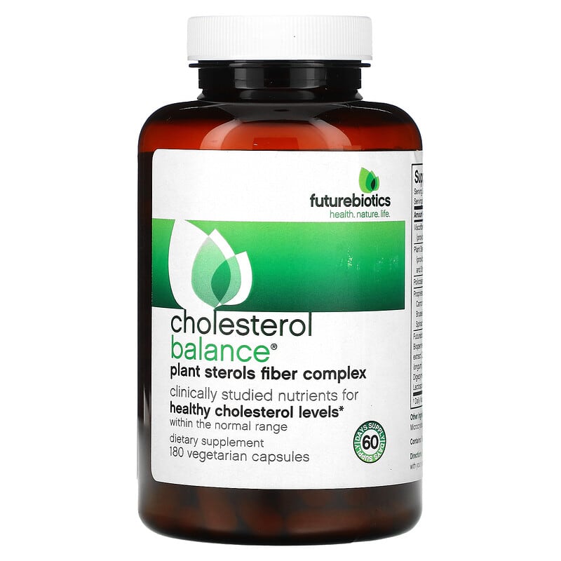 Futurebiotics Cholesterol Balance 180 Vegetarian Capsules 8 Thực phẩm chức năng Futurebiotics Cholesterol Balance 180 Vegetarian Capsules 049479025039