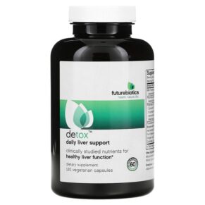 Thực phẩm chức năng Futurebiotics Detox Daily Liver Support 120 Vegetarian Capsules 049479025152