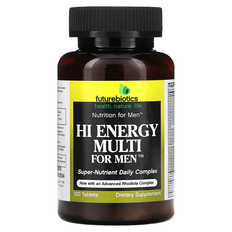 Futurebiotics Hi Energy Multi For Men 120 Tablets 8 Thực phẩm chức năng Futurebiotics Hi Energy Multi For Men 120 Tablets 049479001996