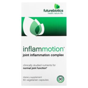 Thực phẩm chức năng Futurebiotics InflamMotion Joint Inflammation Complex 60 Vegetarian Capsules 049479025183