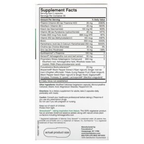 Thực phẩm bổ sung Futurebiotics Stressassist L-Theanine Stress Complex 60 Vegetarian Capsules 049479025077