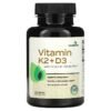 Thực phẩm chức năng Futurebiotics Vitamin K2 + D3 with Vitamin K2 as MK-7 120 Capsules 049479500703