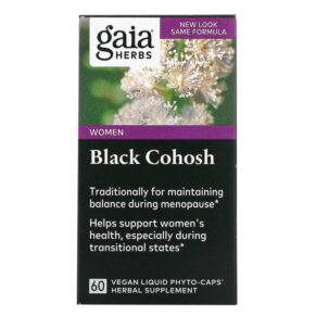 Thực phẩm chức năng Gaia Herbs Black Cohosh 60 Vegan Liquid Phyto-Caps 751063401906