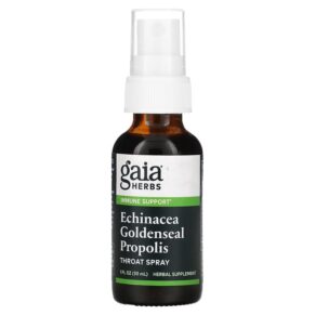 Thực phẩm chức năng Gaia Herbs Echinacea Goldenseal Propolis Throat Spray 1 fl oz (30 ml) 751063361408