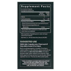 Thực phẩm bổ sung Gaia Herbs Echinacea Supreme 60 Vegan Liquid Phyto-Caps 751063398404